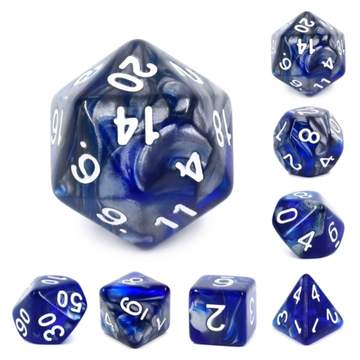 Foam Brain: Cold Iron Dice Set